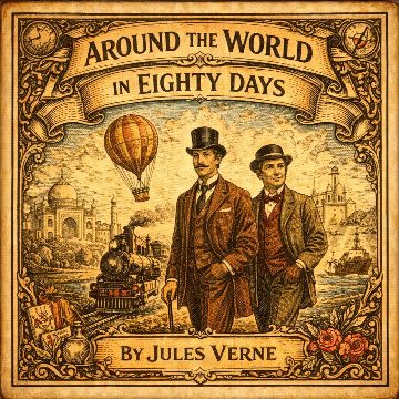 Around The World in Eighty Days - Jules Verne - Full Audiobook